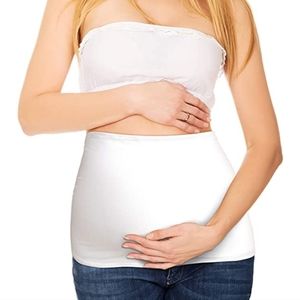 2 pack MATERNITY belly bands. One black and one‎ white.